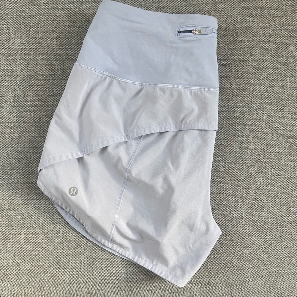 Lululemon “Sped Up” shorts. High waist. Size 6